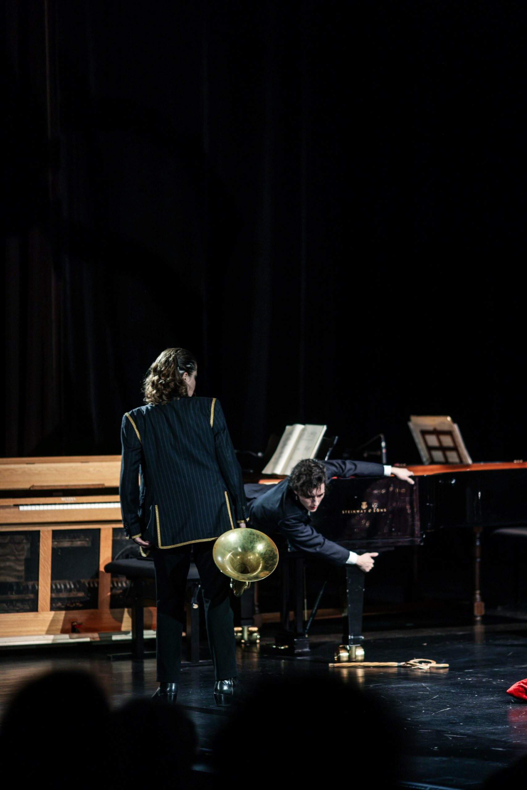 Birds Projet Festival Musica 24 © Thaïs Breton Ensemble Maja Bianca Chillemi Allongée Sur Un Piano Cor Célesta